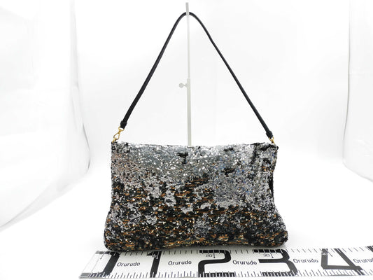 Miu Miu Miu One-Shoulder Bag Sequin Shoulder Bag