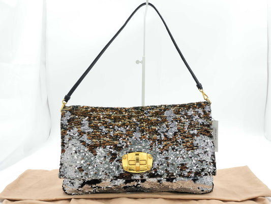 Miu Miu Miu One-Shoulder Bag Sequin Shoulder Bag