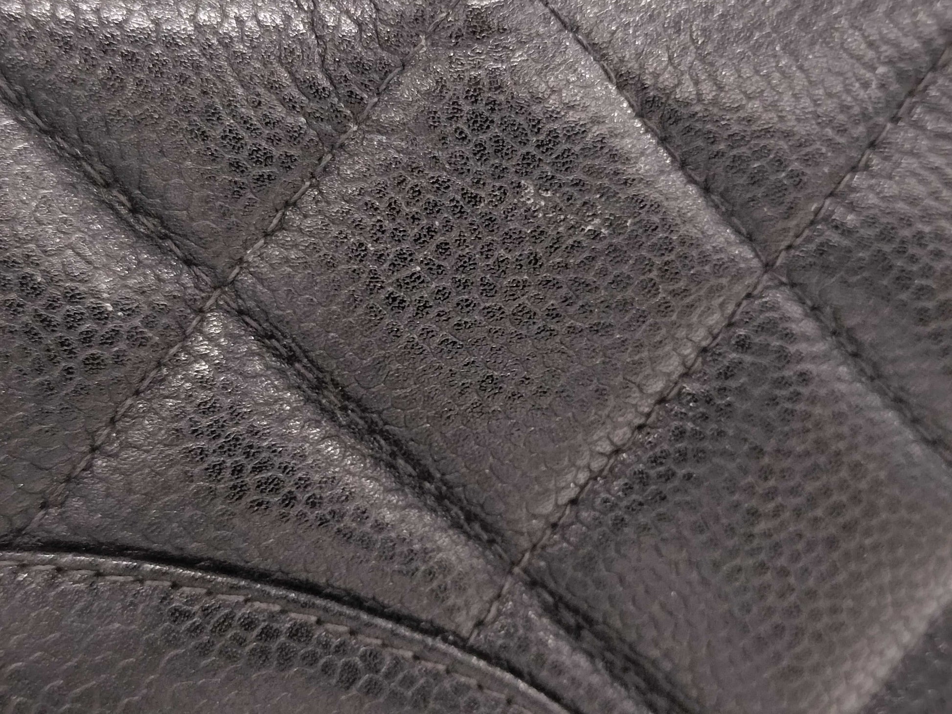 CHANEL Caviar Skin Tote Bag, Reproduction Tote Bag, Large Coco Mark, Matelasse, Black Tote Bag