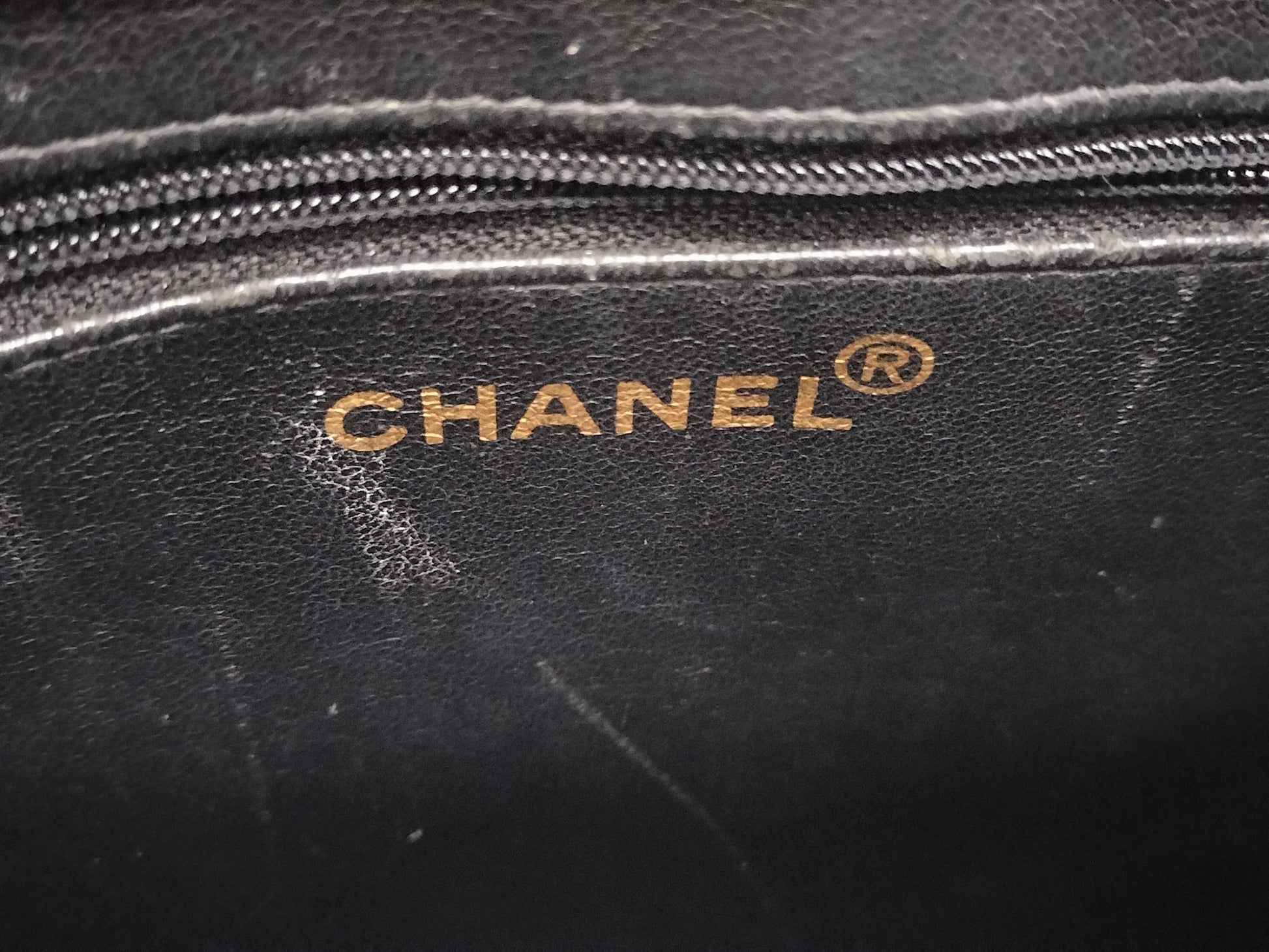 CHANEL Caviar Skin Tote Bag, Reproduction Tote Bag, Large Coco Mark, Matelasse, Black Tote Bag