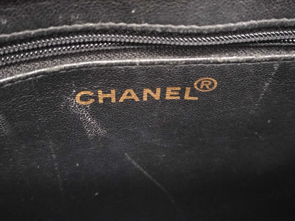 CHANEL Caviar Skin Tote Bag, Reproduction Tote Bag, Large Coco Mark, Matelasse, Black Tote Bag