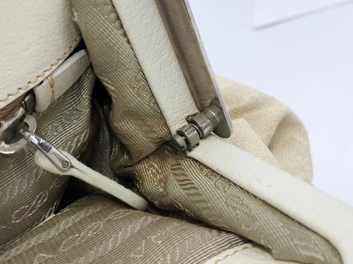 PRADA Prada handbag white handbag