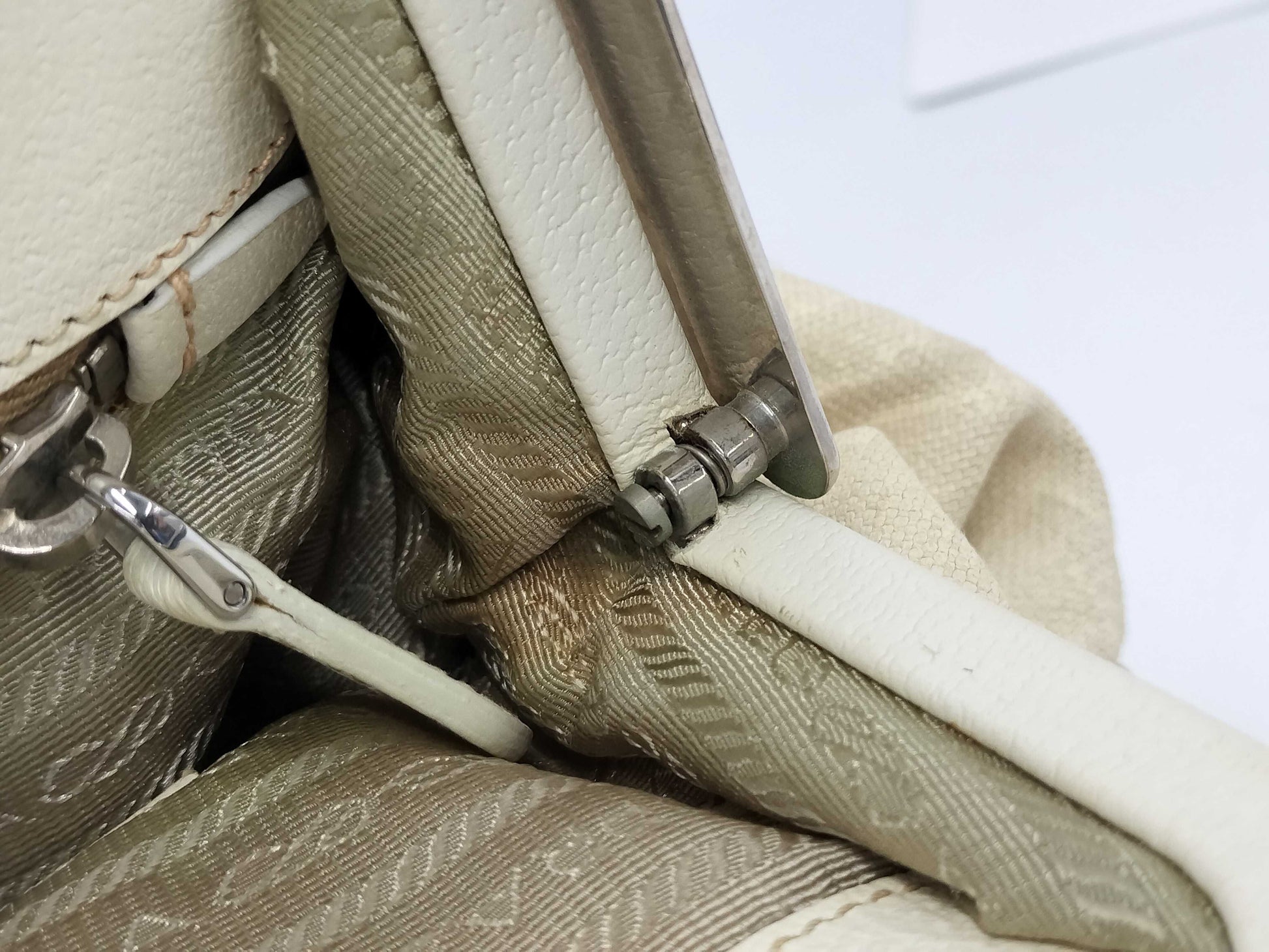 PRADA Prada handbag white handbag