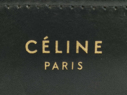 CELINE CE Luggage Micro White/Blue Tote Bag