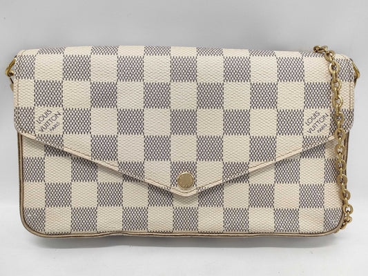 LOUIS VUITTON Azur Felicie Shoulder Bag