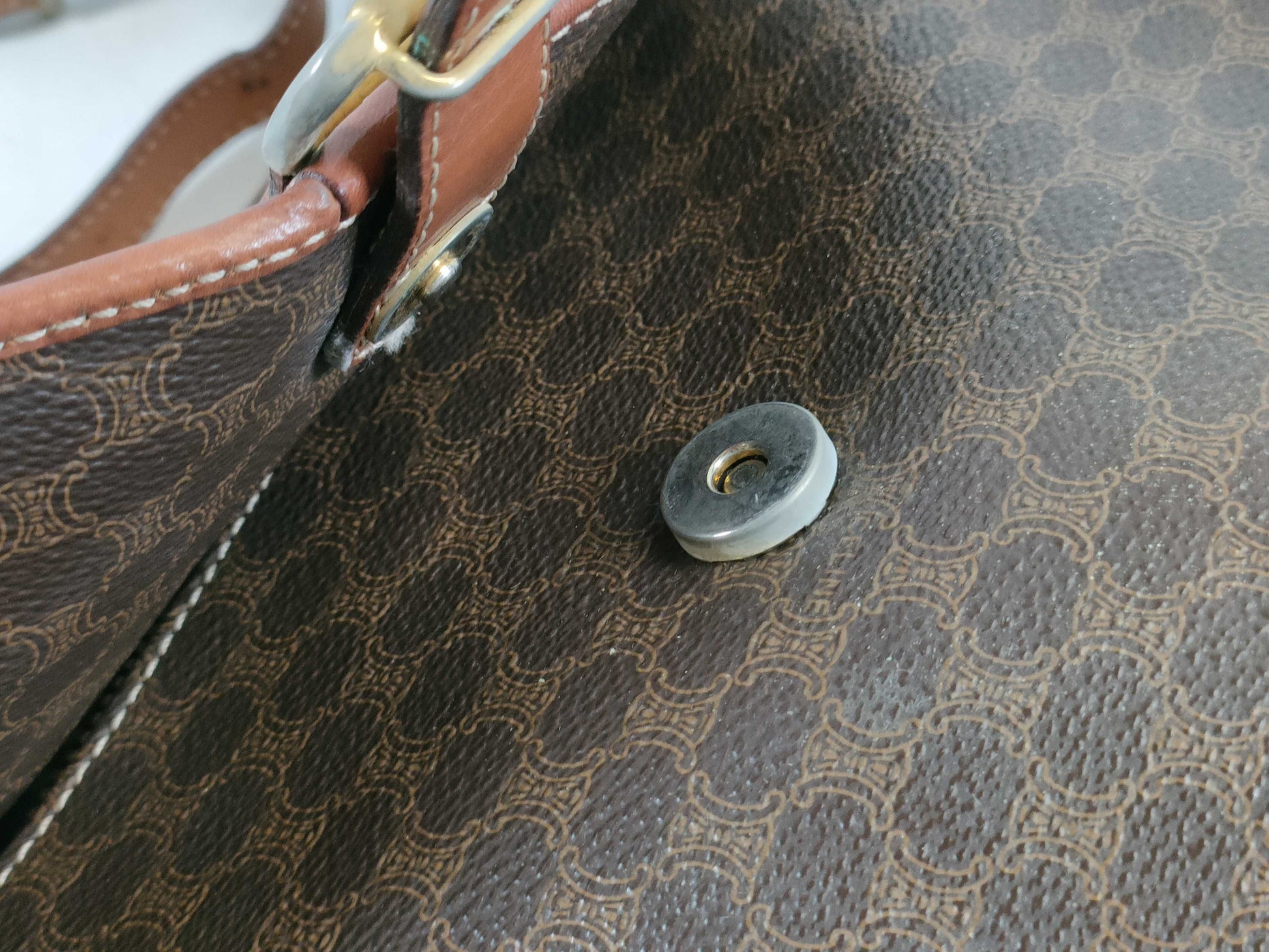 CELINE Macadam shoulder bag