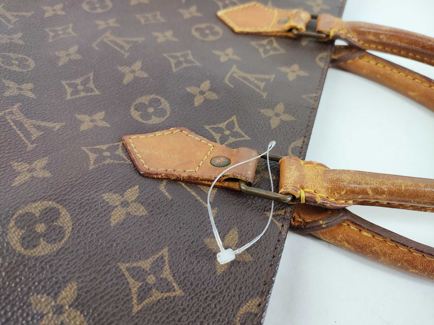 LOUIS VUITTON Monogram Louis Vuitton M51140 Sac Plat Tote Bag