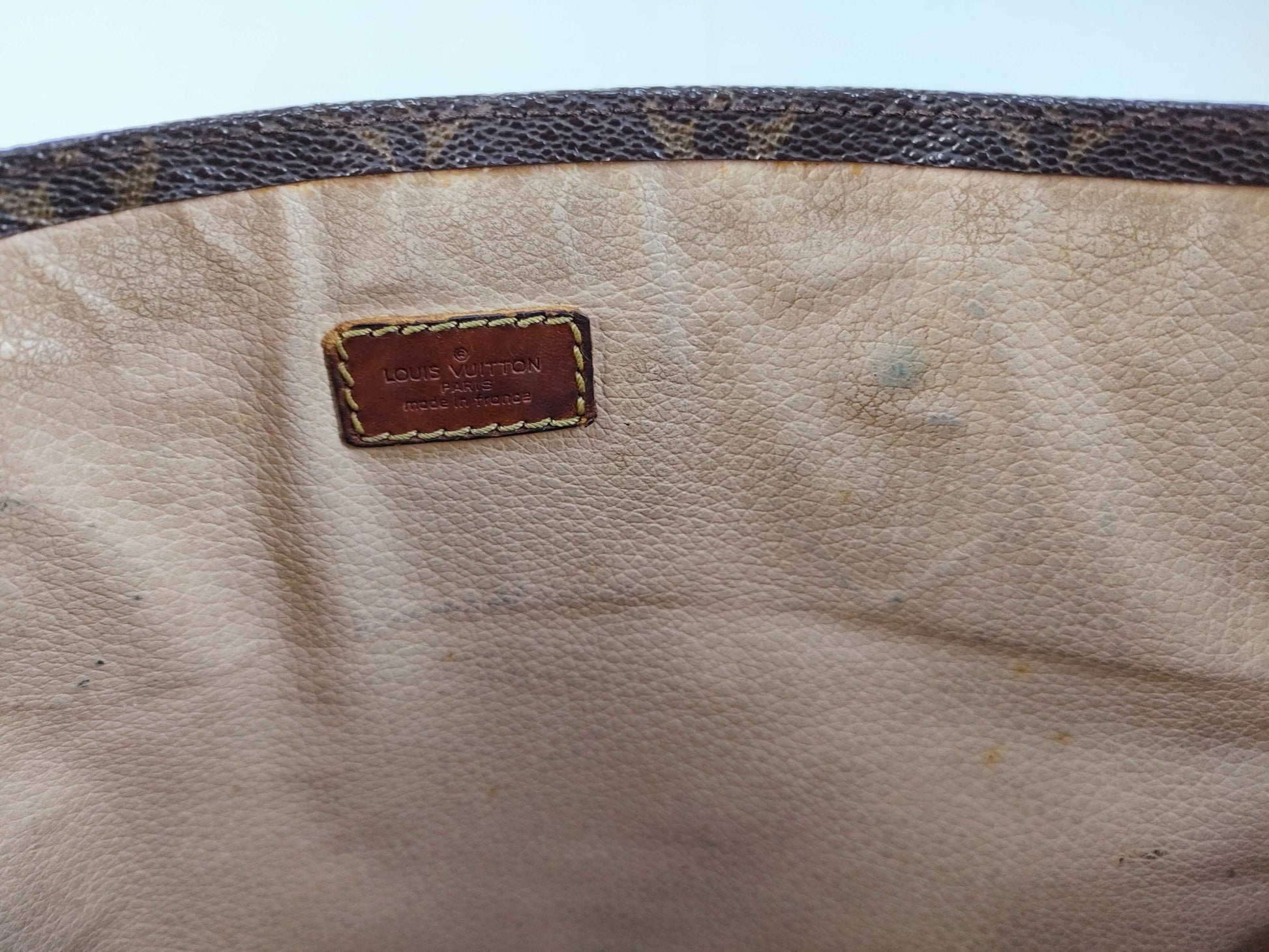 LOUIS VUITTON Monogram Louis Vuitton M51140 Sac Plat Tote Bag