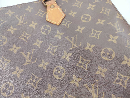 LOUIS VUITTON Monogram Louis Vuitton M51140 Sac Plat Tote Bag