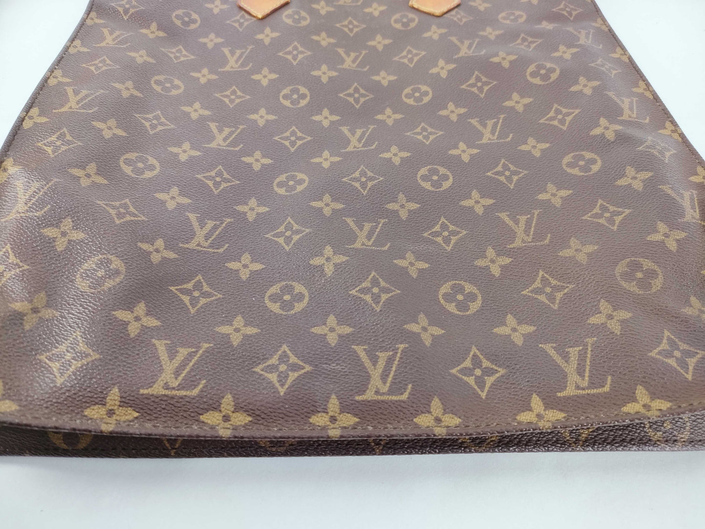 LOUIS VUITTON Monogram Louis Vuitton M51140 Sac Plat Tote Bag