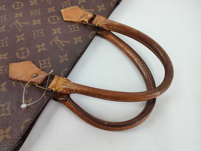 LOUIS VUITTON Monogram Louis Vuitton M51140 Sac Plat Tote Bag
