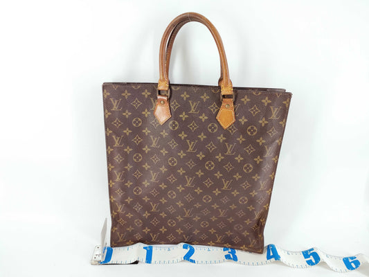 LOUIS VUITTON Monogram Louis Vuitton M51140 Sac Plat Tote Bag