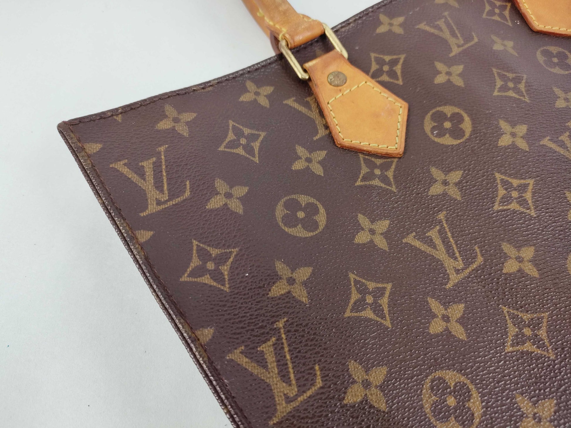 LOUIS VUITTON M51140 Monogram Louis Vuitton M51140 Sac Plat Tote Bag