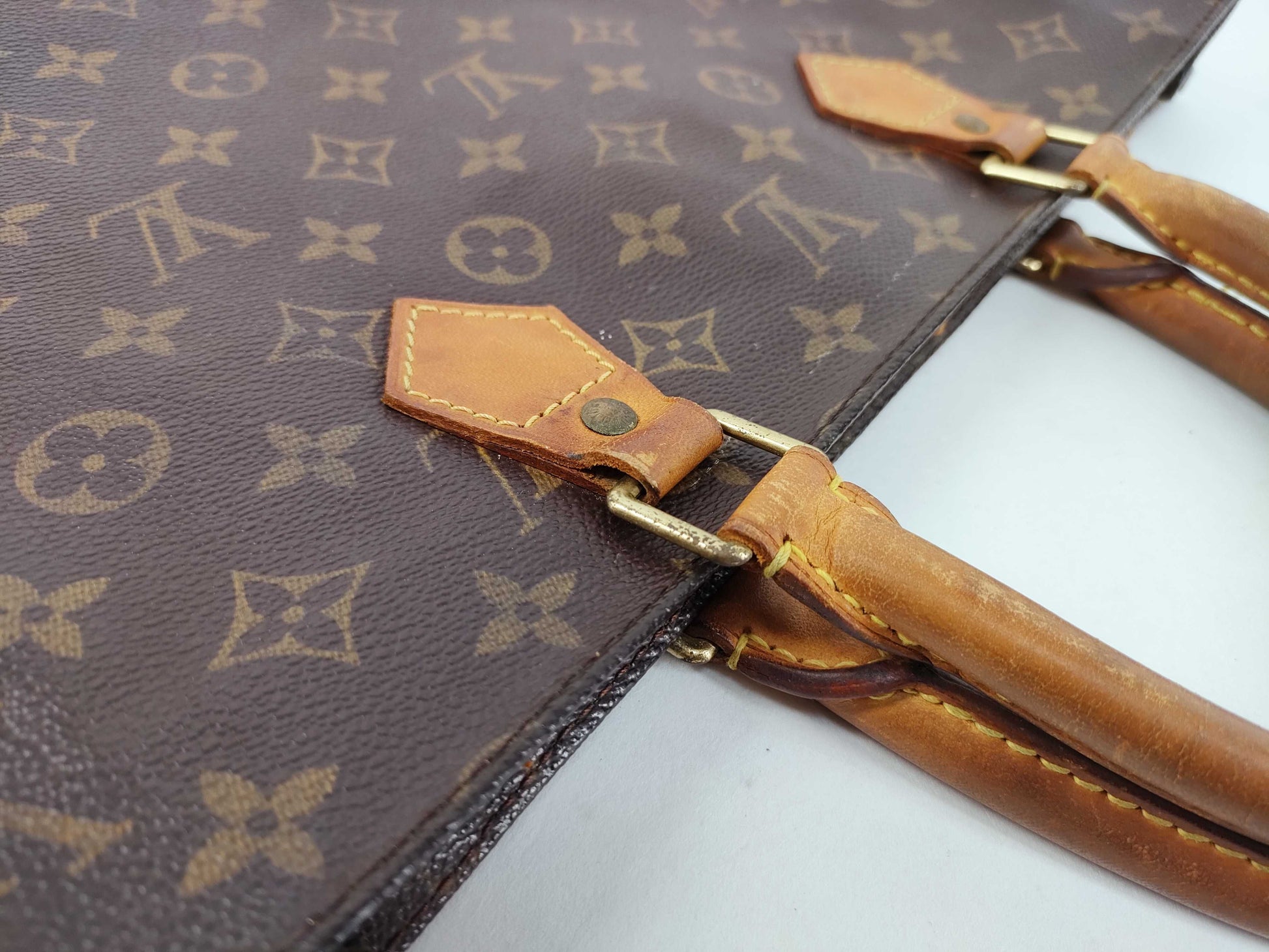 LOUIS VUITTON M51140 Monogram Louis Vuitton M51140 Sac Plat Tote Bag
