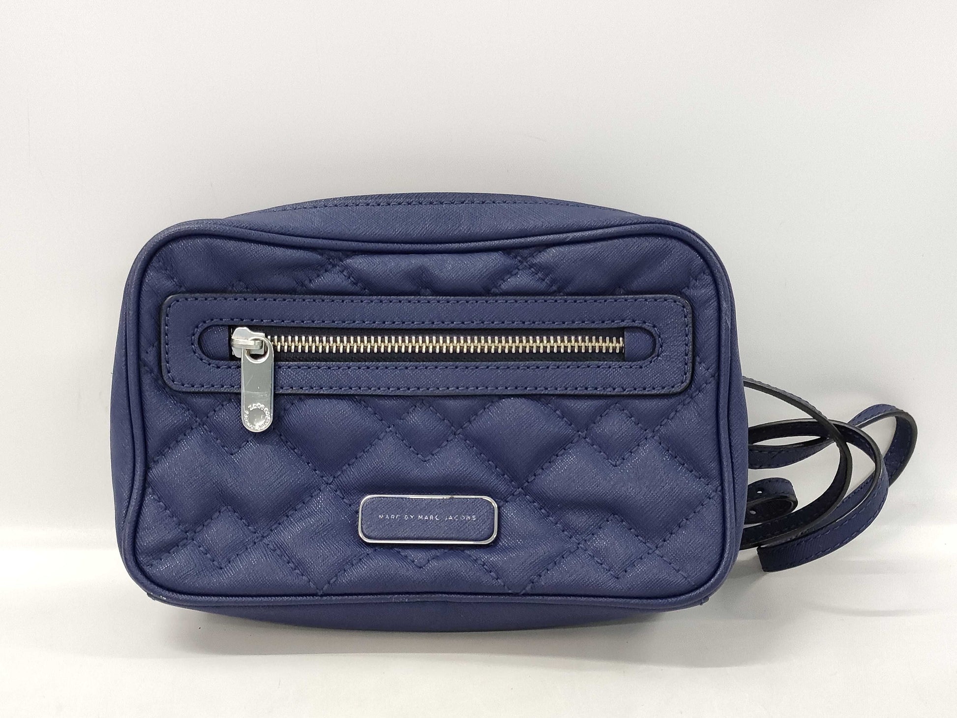 Michael Kors Quilted Matelasse Shoulder Bag in Blue