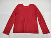 ISSEY MIYAKE Pleats Please/Long Sleeve/Top Red Size 3 Top