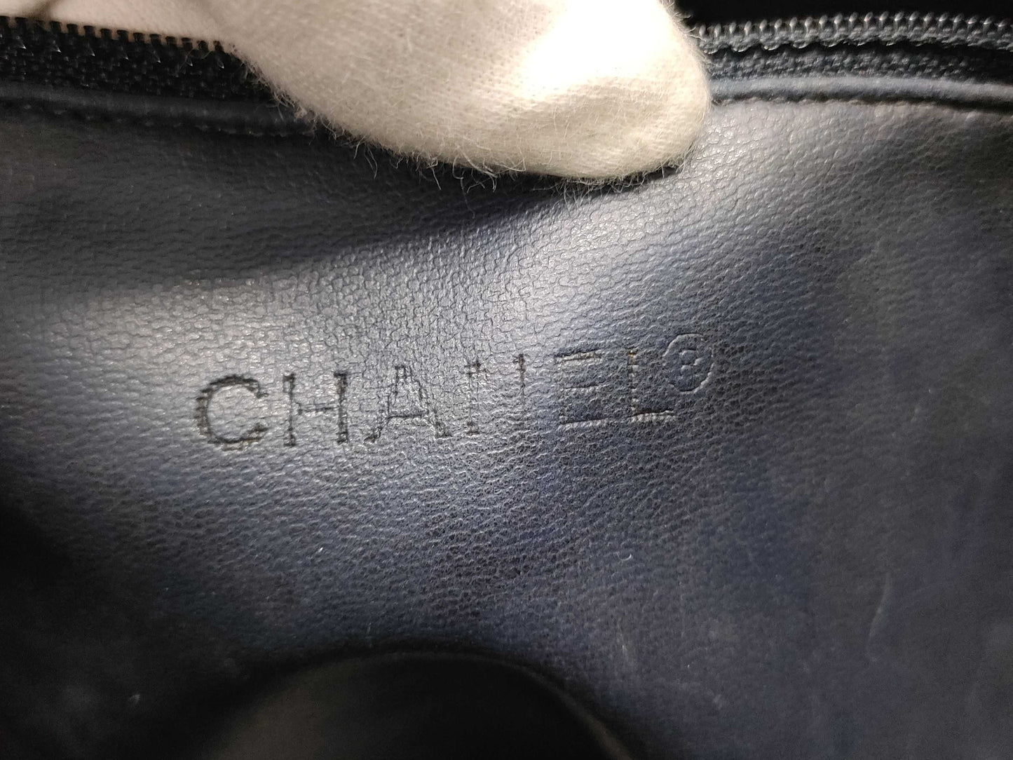 CHANEL Lambskin Coco Chain Shoulder Tote Bag with Crushed Seal