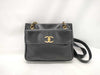 CHANEL Lambskin Coco Chain Shoulder Tote Bag with Crushed Seal