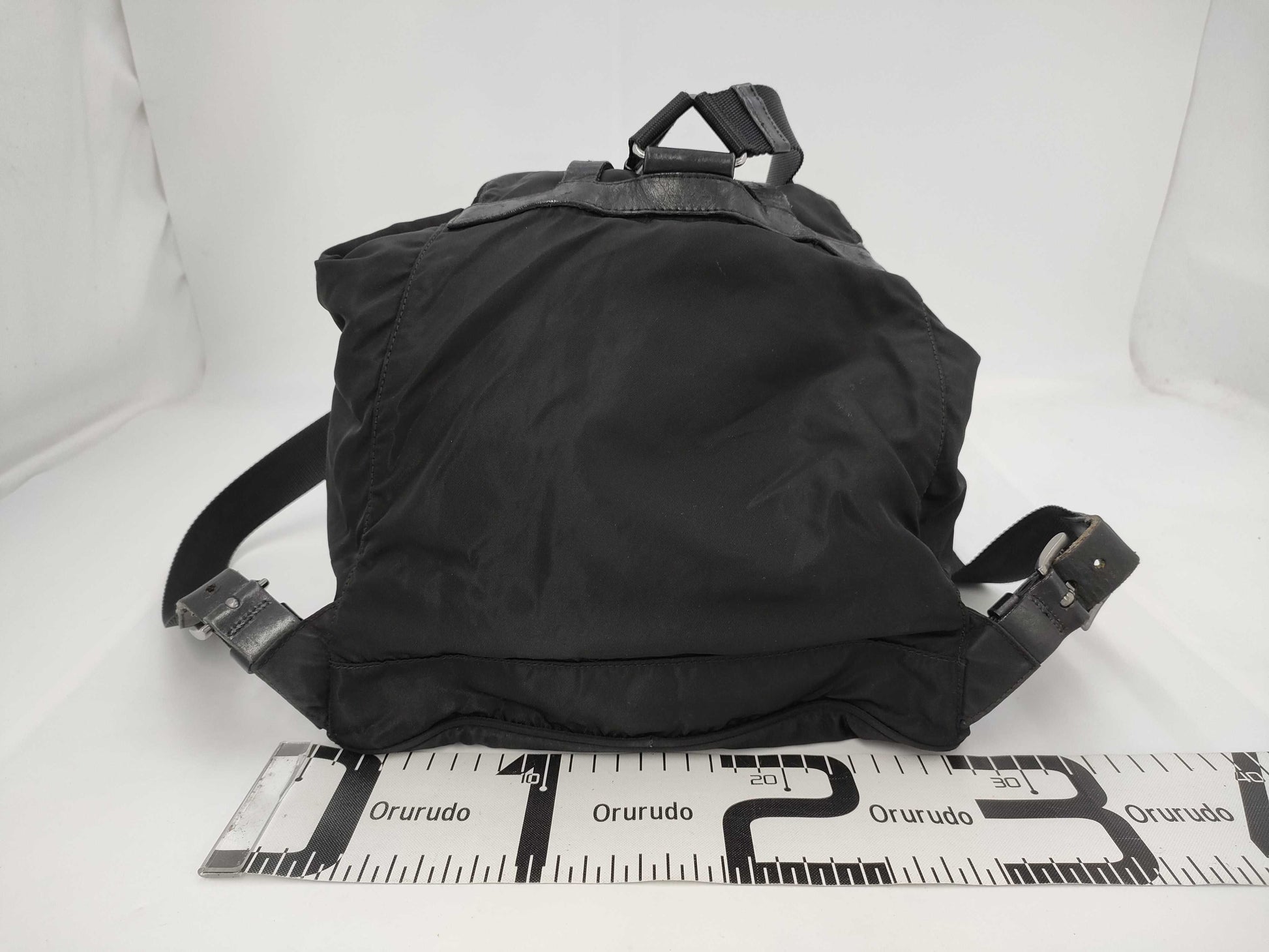 PRADA PRADA Nylon x Leather Backpack Rucksack