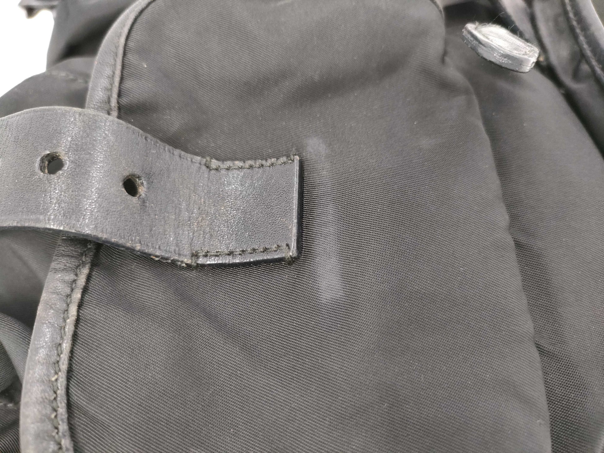 PRADA PRADA Nylon x Leather Backpack Rucksack