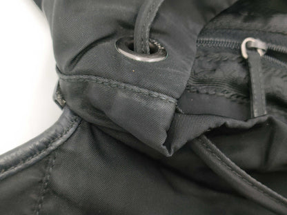 PRADA PRADA Nylon x Leather Backpack Rucksack