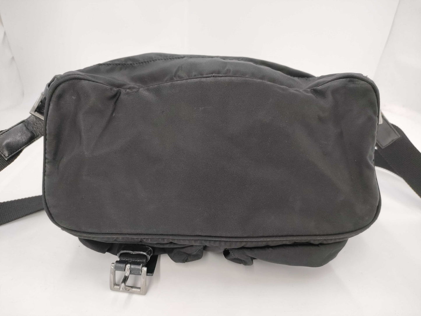 PRADA PRADA Nylon x Leather Backpack Rucksack