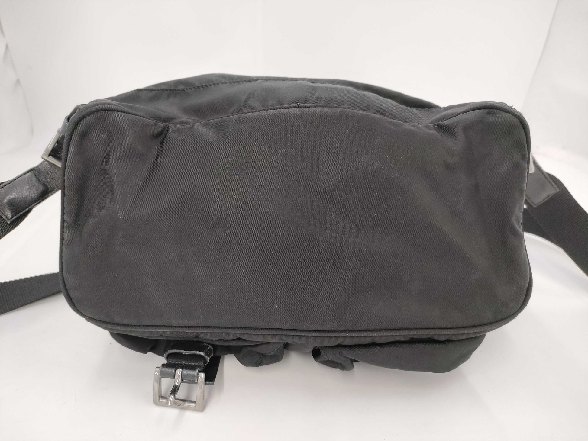 PRADA PRADA Nylon x Leather Backpack Rucksack