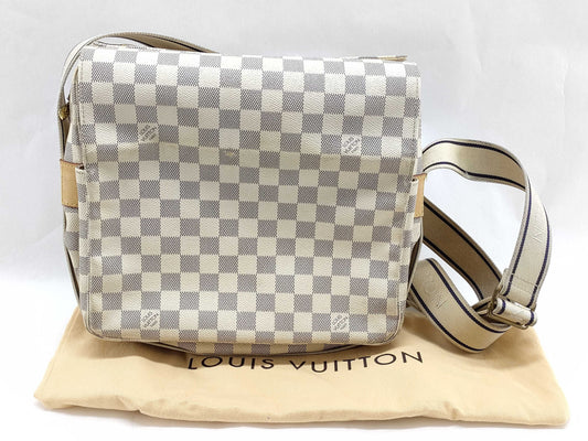 LOUIS VUITTON Damier Azur LOUIS VUITTON Naviglio N51189 Shoulder Bag