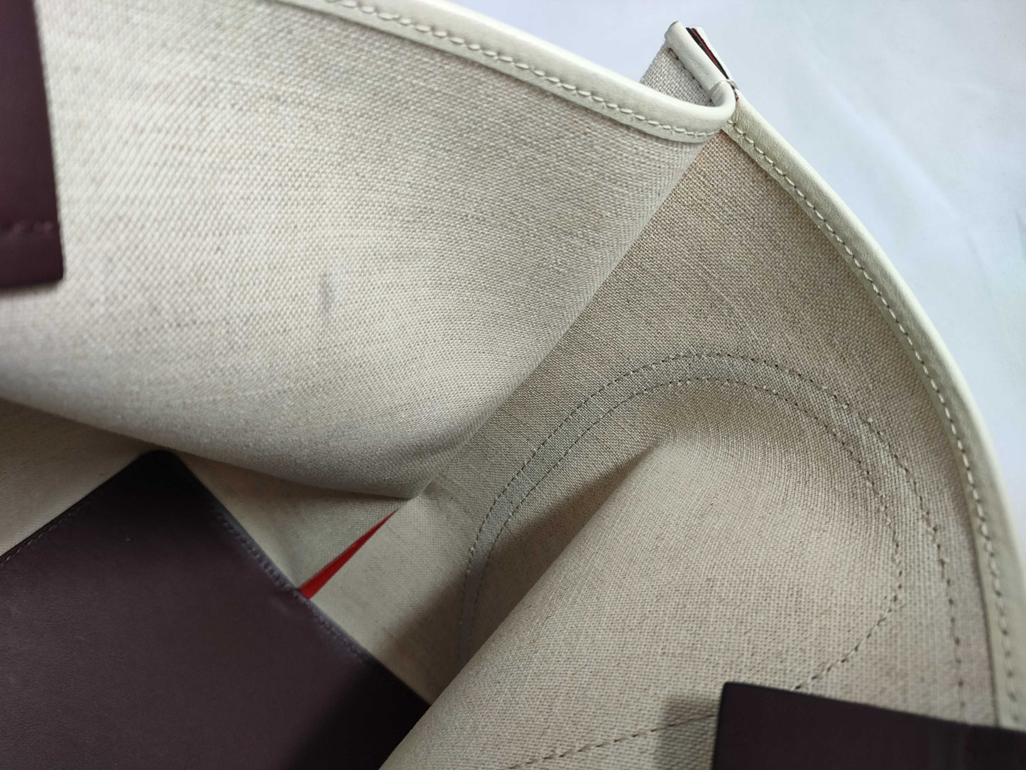 VALENTINO RED VALENTINOV logo tote bag