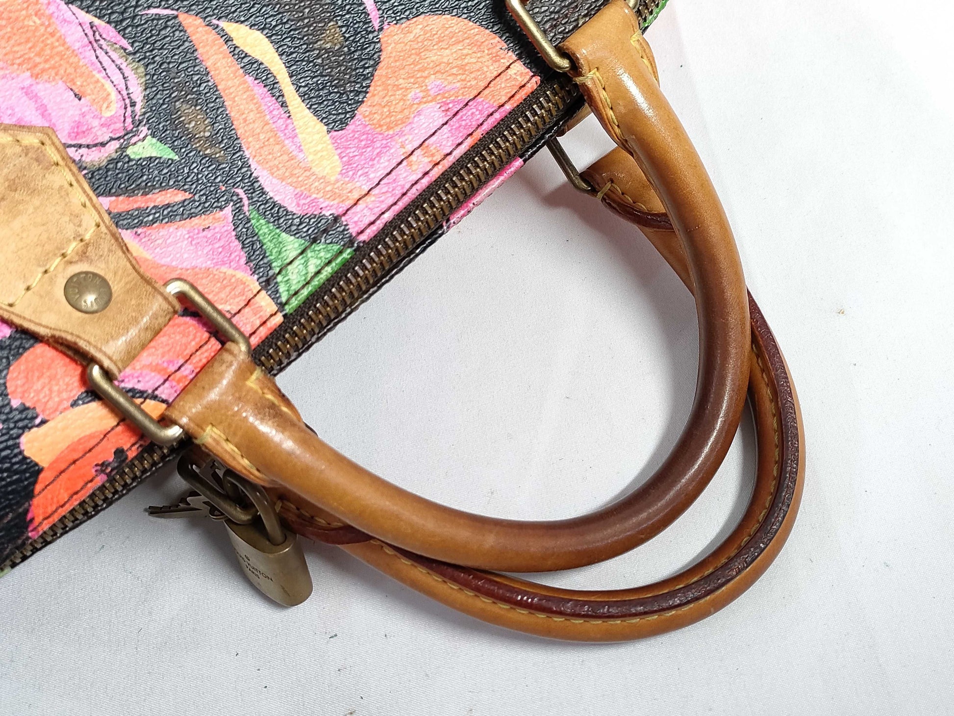 LOUIS VUITTON M48610 Monogram LOUIS VUITTON Monogram Rose Speedy 30 M48610 Handbag