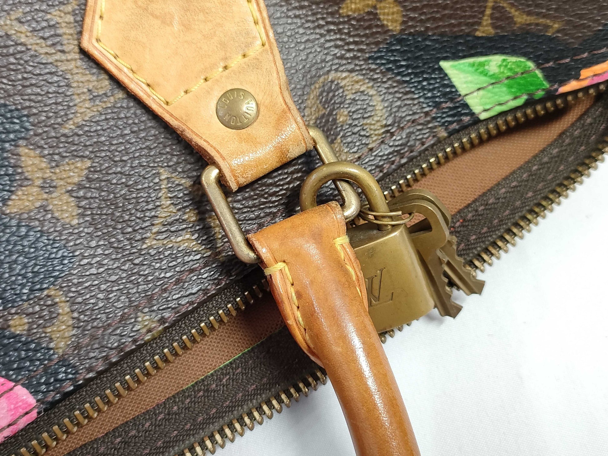 LOUIS VUITTON M48610 Monogram LOUIS VUITTON Monogram Rose Speedy 30 M48610 Handbag