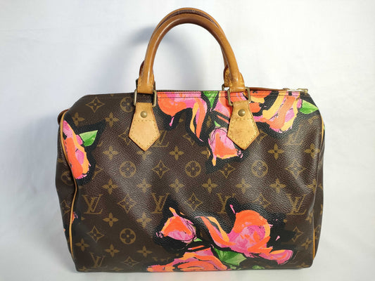 LOUIS VUITTON M48610 Monogram LOUIS VUITTON Monogram Rose Speedy 30 M48610 Handbag