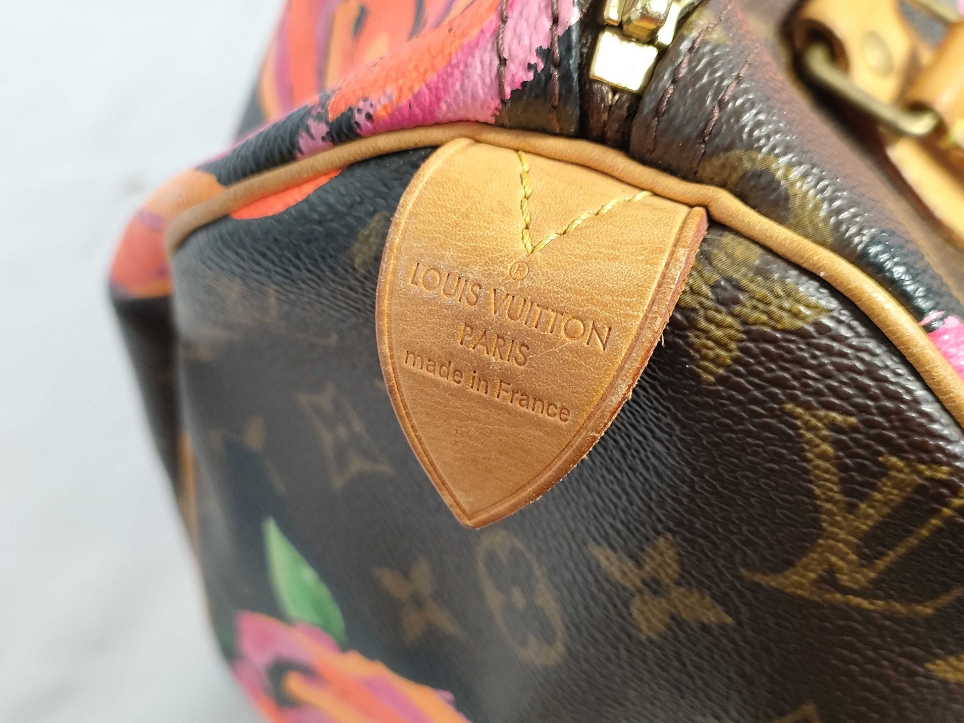 LOUIS VUITTON M48610 Monogram LOUIS VUITTON Monogram Rose Speedy 30 M48610 Handbag
