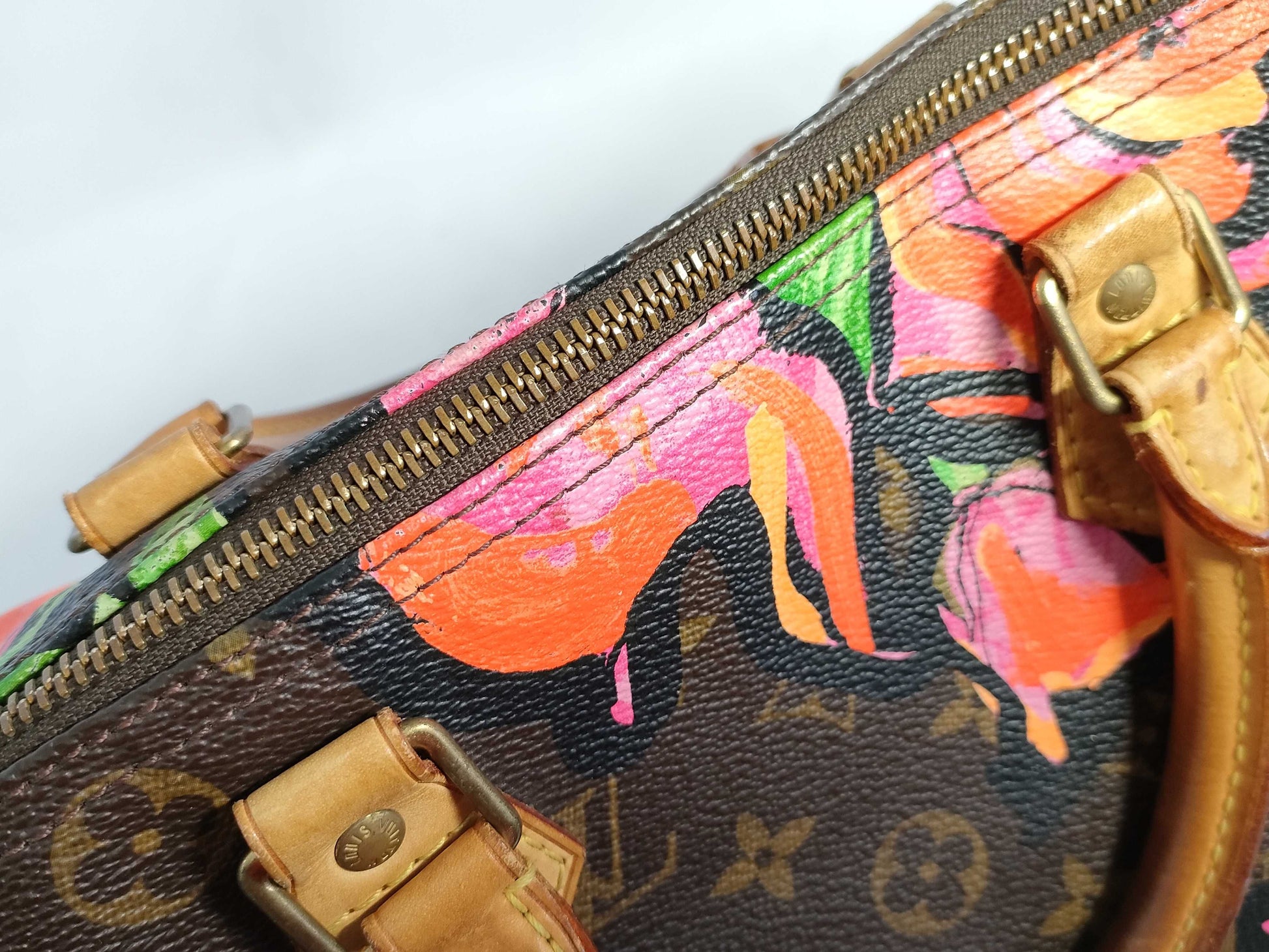 LOUIS VUITTON M48610 Monogram LOUIS VUITTON Monogram Rose Speedy 30 M48610 Handbag