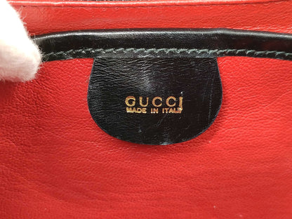 GUCCI 000.256.0192 2-Way Handbag with Stitching, Ladylock Handbag