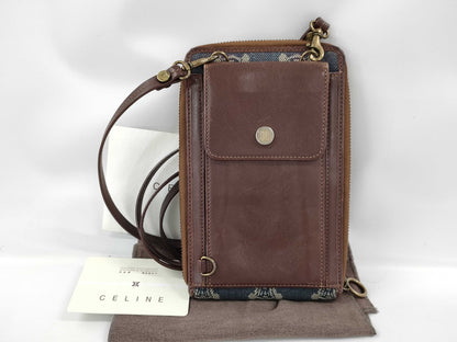 CELINE Denim Pouch Shoulder Bag