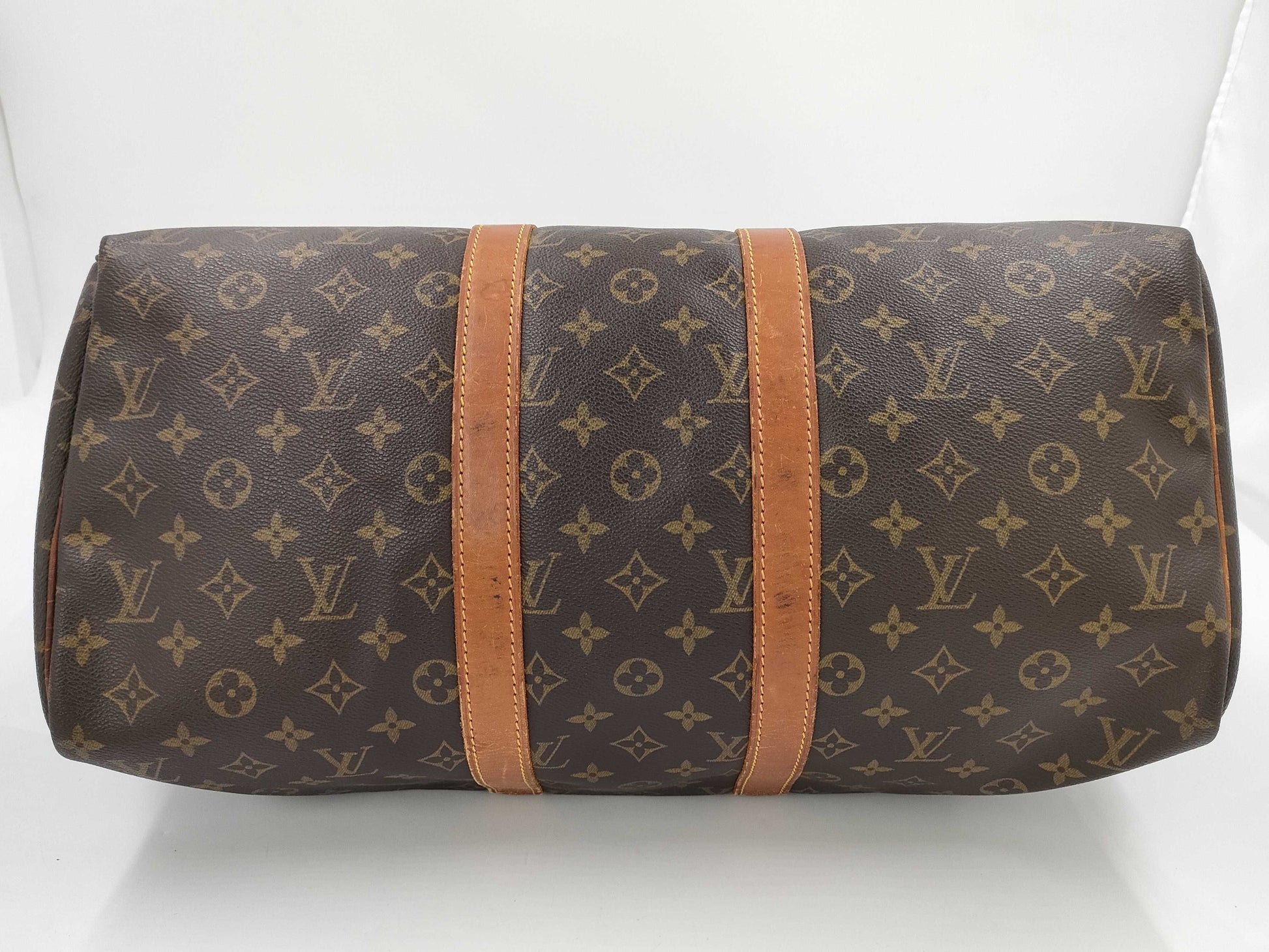 LOUIS VUITTON Monogram Keepall 45 Boston Bag