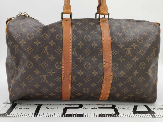 LOUIS VUITTON Monogram Keepall 45 Boston Bag