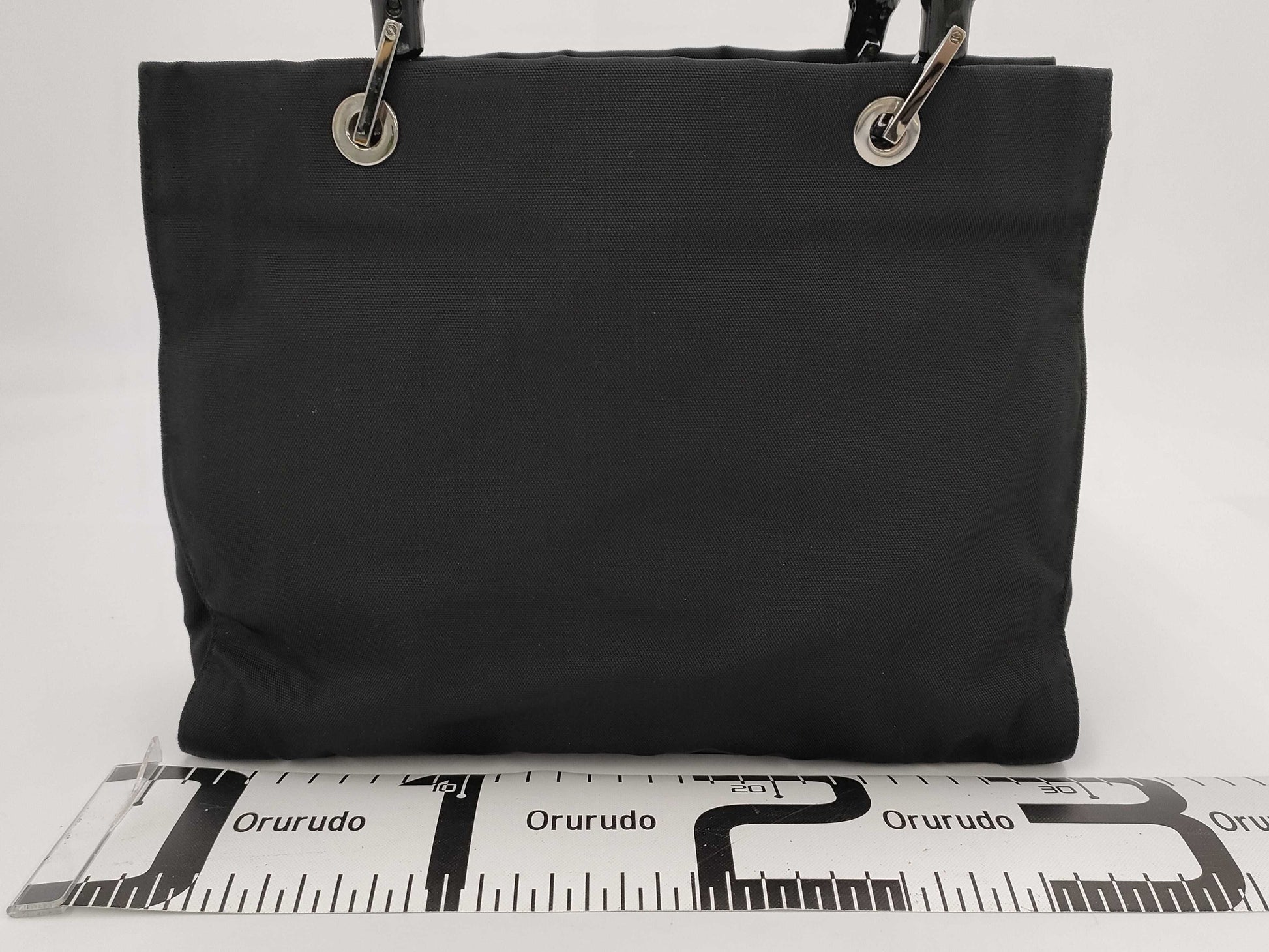 GUCCI Bamboo Hand Black Handbag
