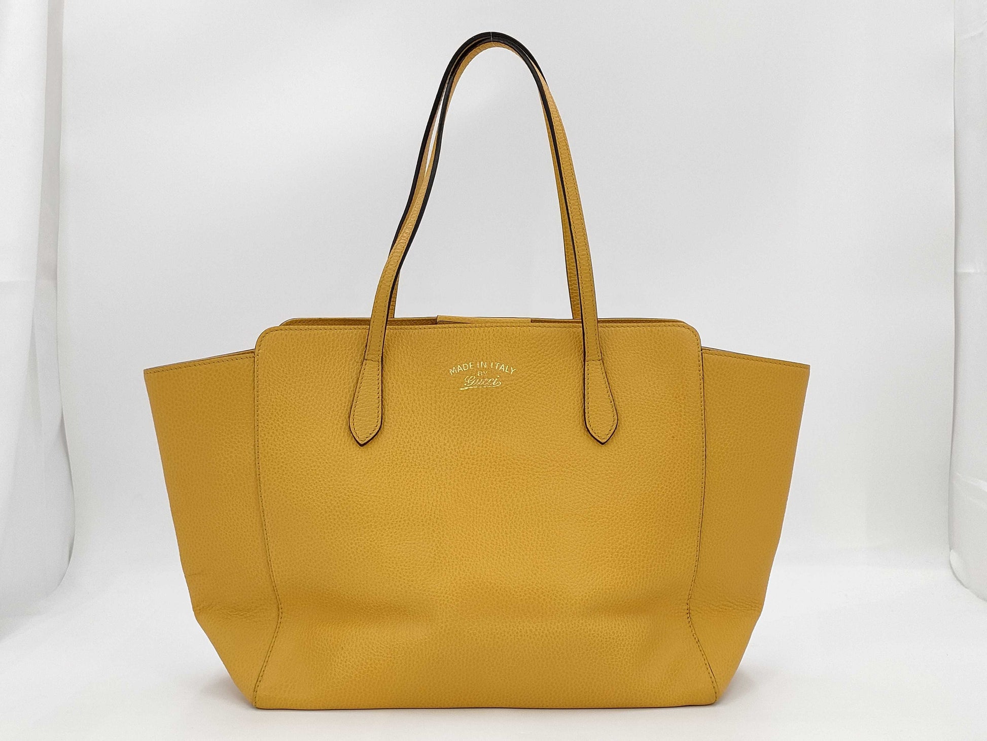GUCCI Swing Yellow Tote Bag