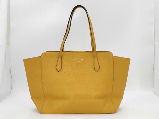 GUCCI Swing Yellow Tote Bag