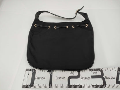 GUCCI Black Canvas Shoulder Bag