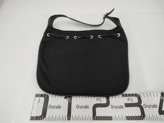 GUCCI Black Canvas Shoulder Bag