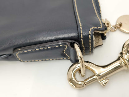 GUCCI Sherry Navy Shoulder Bag
