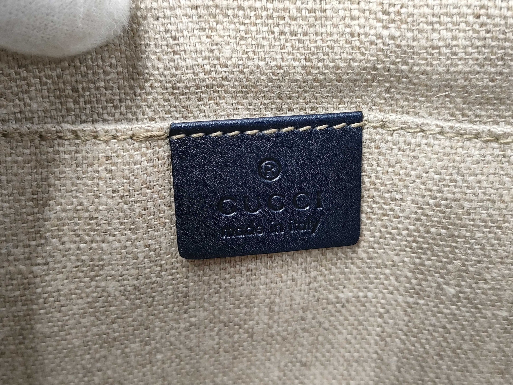 GUCCI Sherry Navy Shoulder Bag