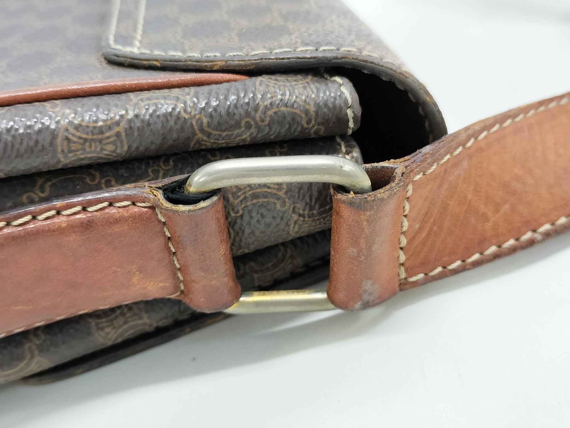 CELINE Macadam Shoulder Bag
