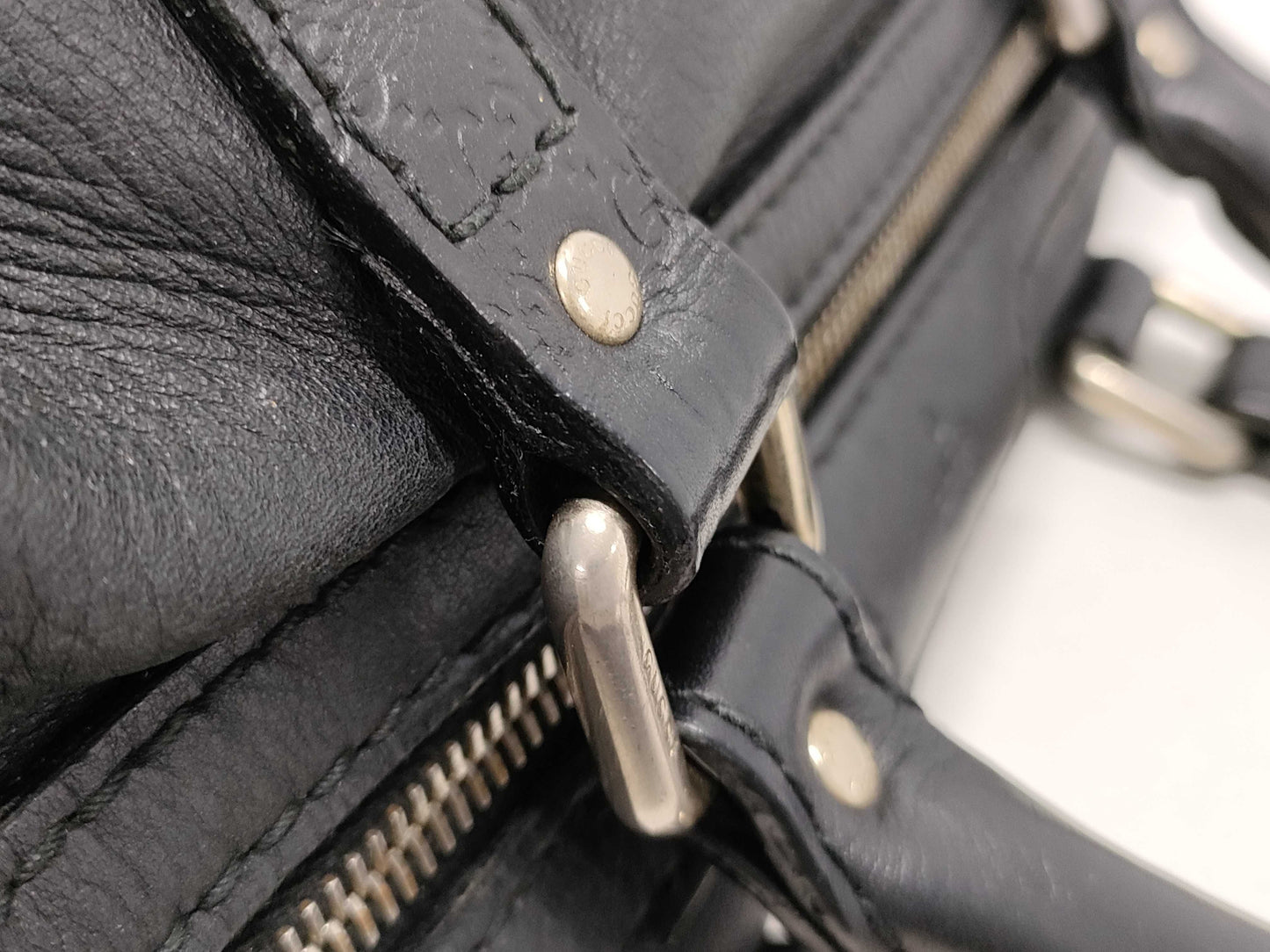 GUCCI 2-Way Boston Bag Handbag