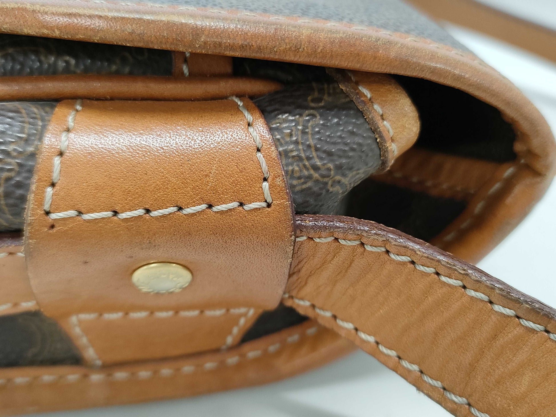 CELINE Macadam Shoulder Bag