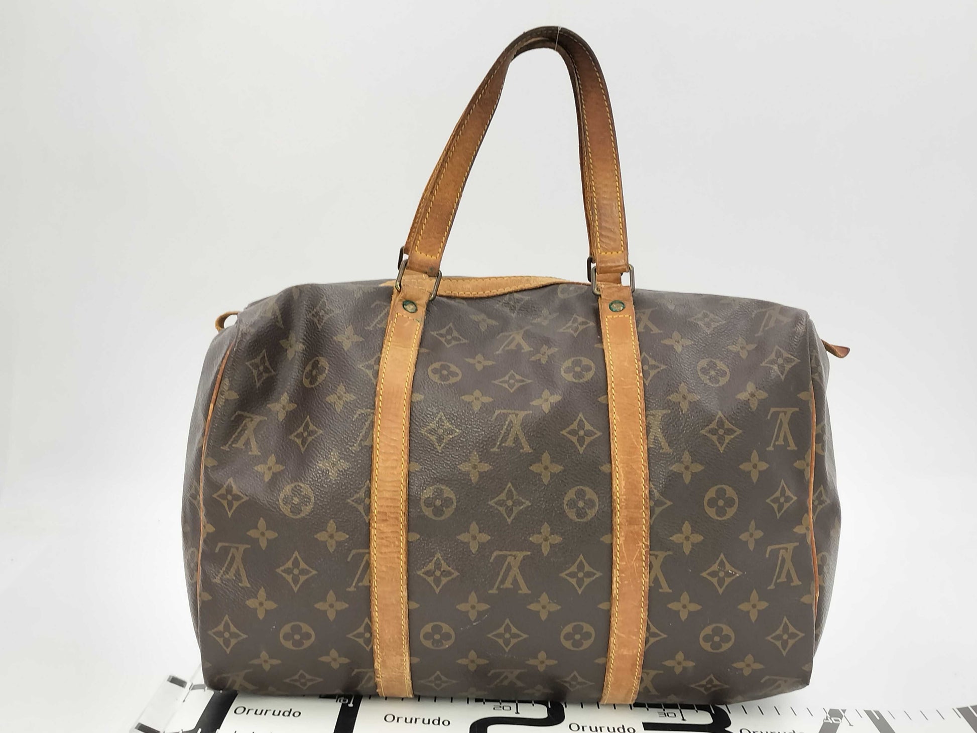 LOUIS VUITTON Monogram Sax Souple Boston Bag