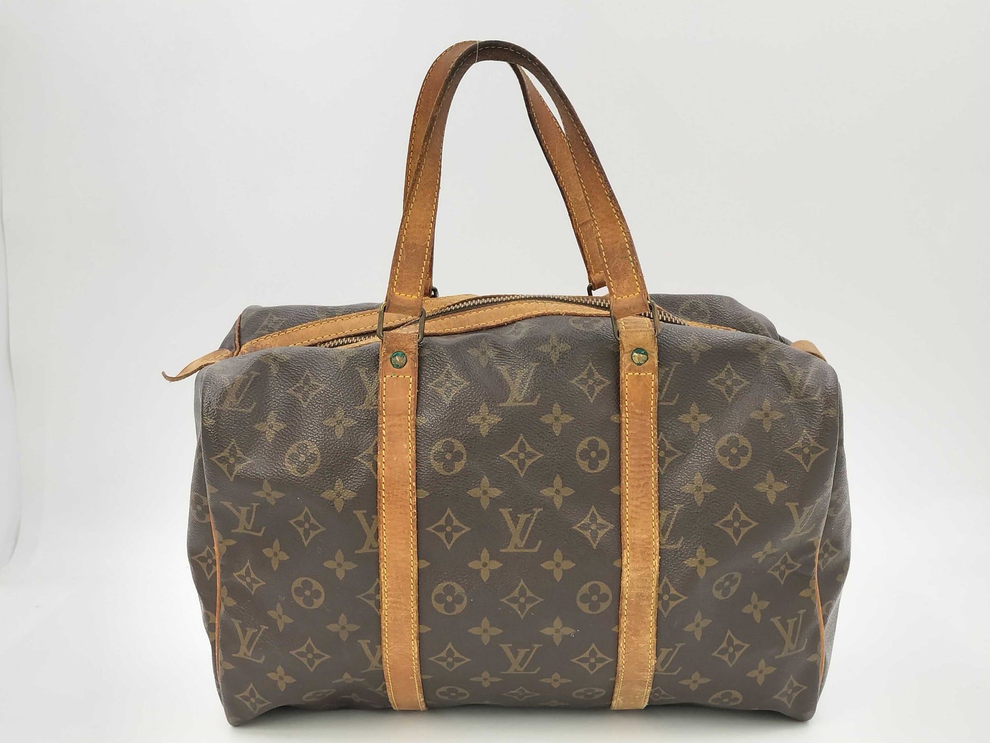 LOUIS VUITTON Monogram Sax Souple Boston Bag
